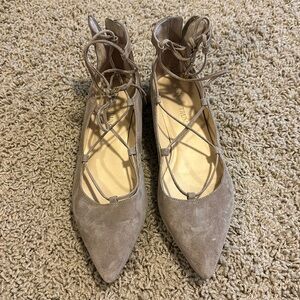 Ivanka Trump lace up flats